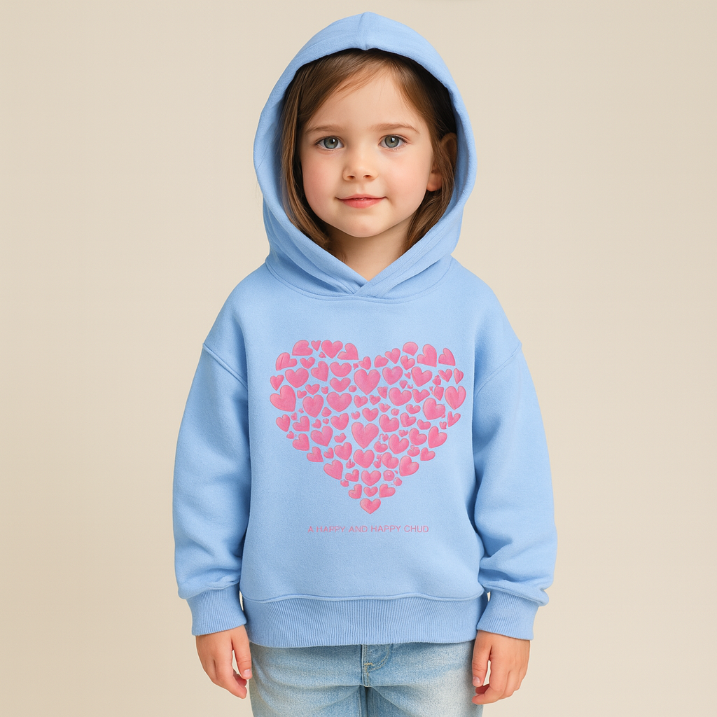 Heart Fleece Hoodie | 3–5Y