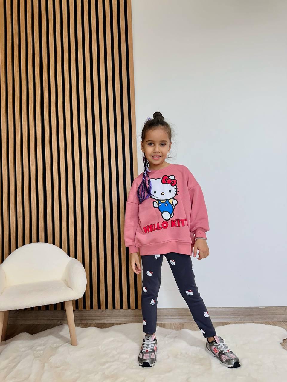 Kids’ Hello Kitty Cotton Outfit Set / 2–8Y