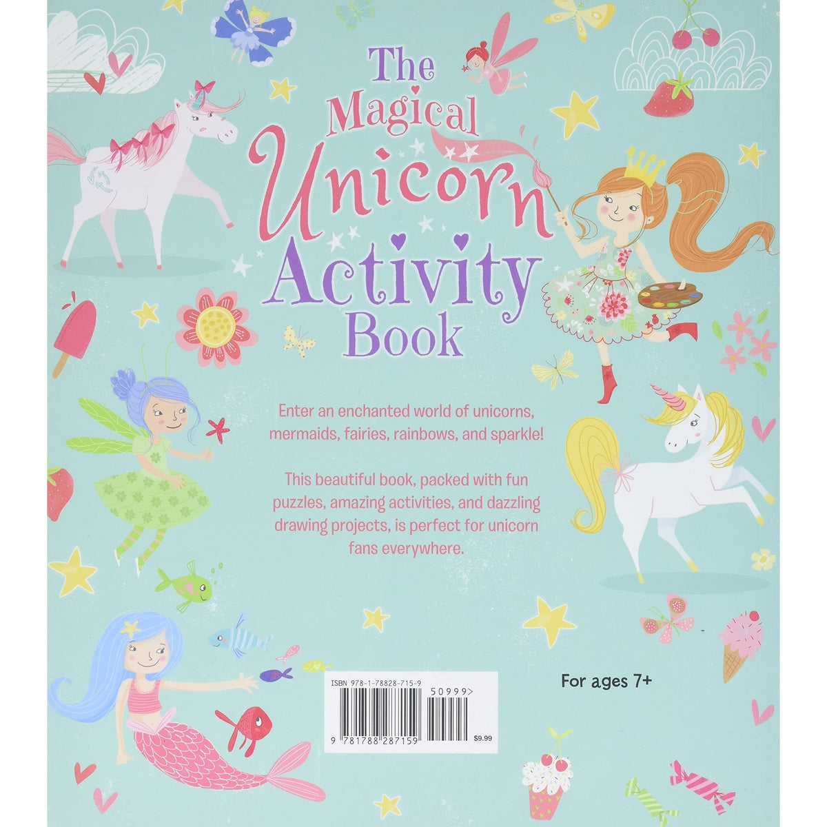 The Magical Unicorn Activity Book 96 Pages 7+
