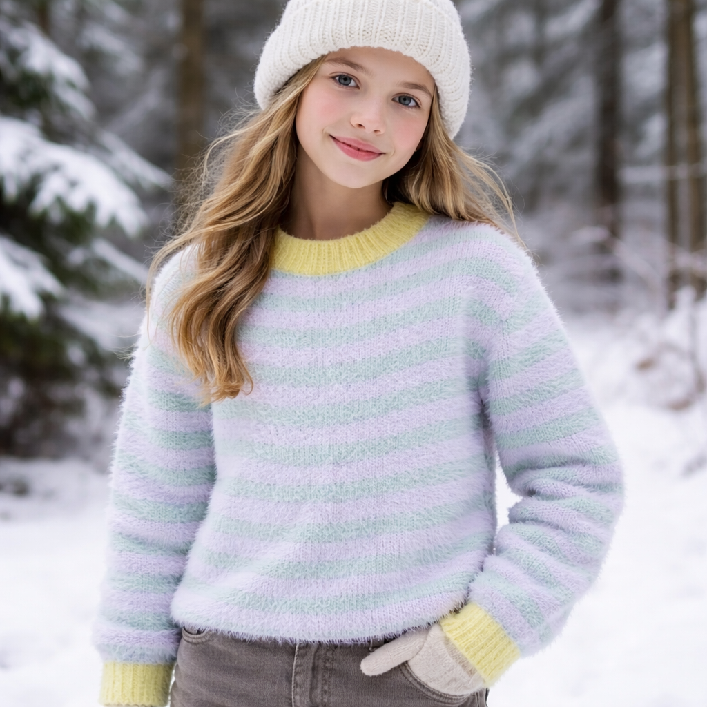 Girls’ Warm Fuzzy Sweater | 11–12Y