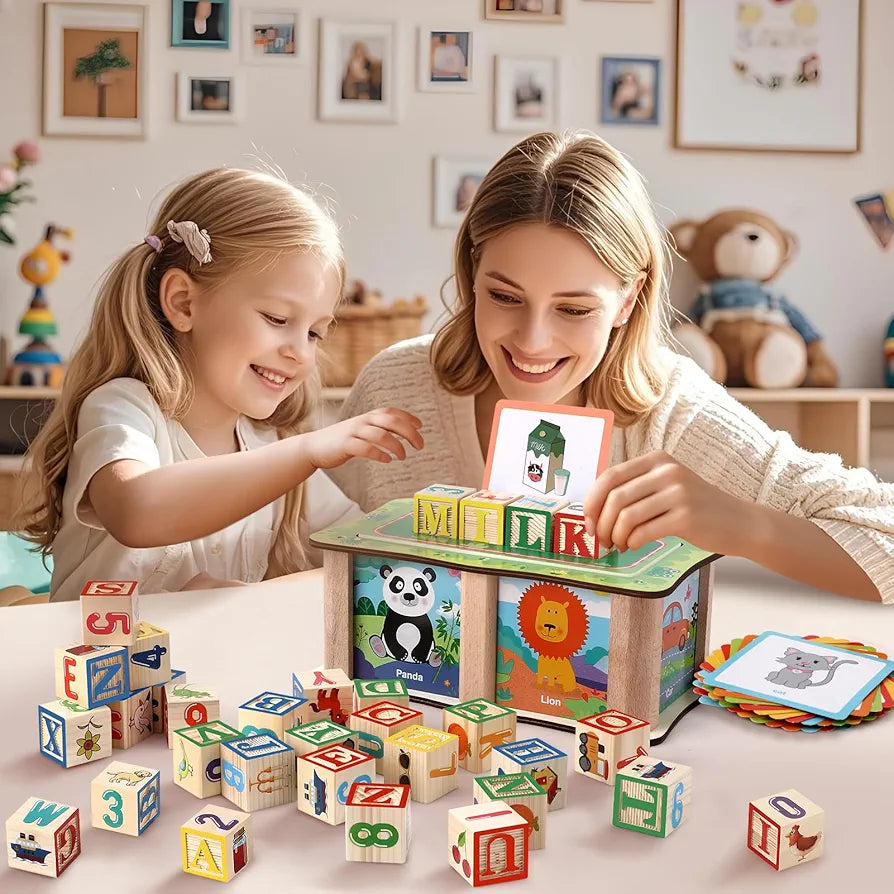 Matching Letter Game Alphabet Puzzle Reading Spelling