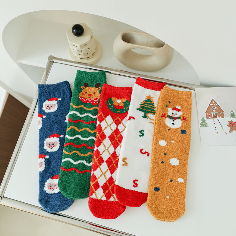 Christmas Cozy Fuzzy Socks | Size 35–39