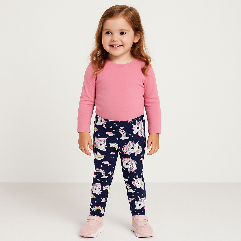 Stretch Leggings for Girls | 4–6Y