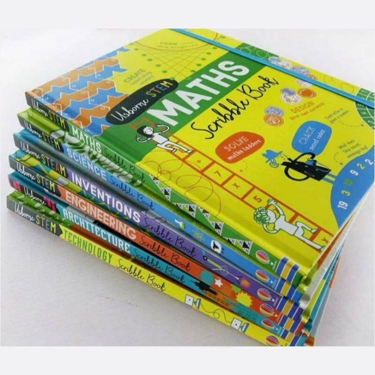 Usborne Stem Scribble Book | Hard Cover | 7+