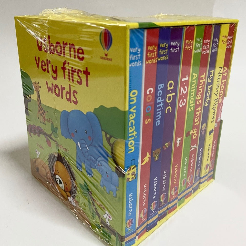Usborne Very First Words Educational 10 Books Set 1+