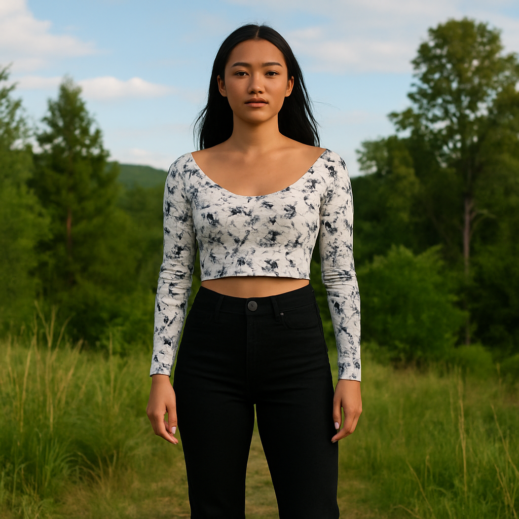 Jouka Joue Crop Top For Women Size M