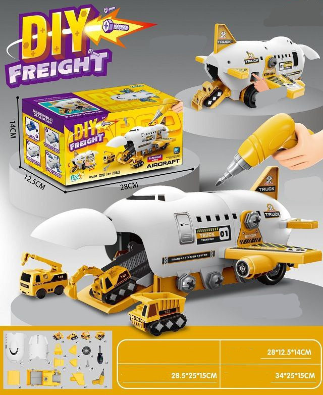 Diy Freight Construction Team Cargo Plane 3+