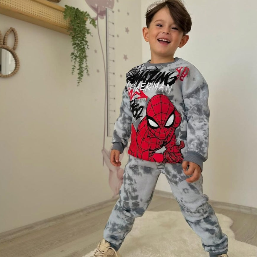 Kids’ Spider-Man Warm Fleece Outfit Set / 3–10Y