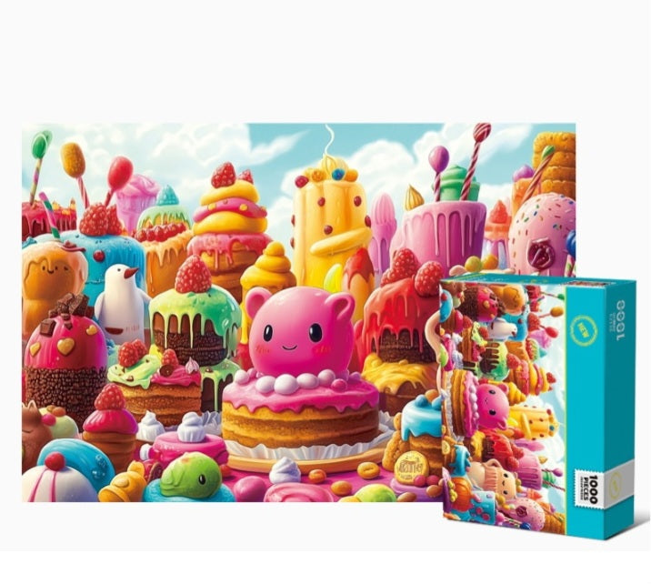 1000-Piece Jigsaw Puzzle Artistic And Scenic Designs