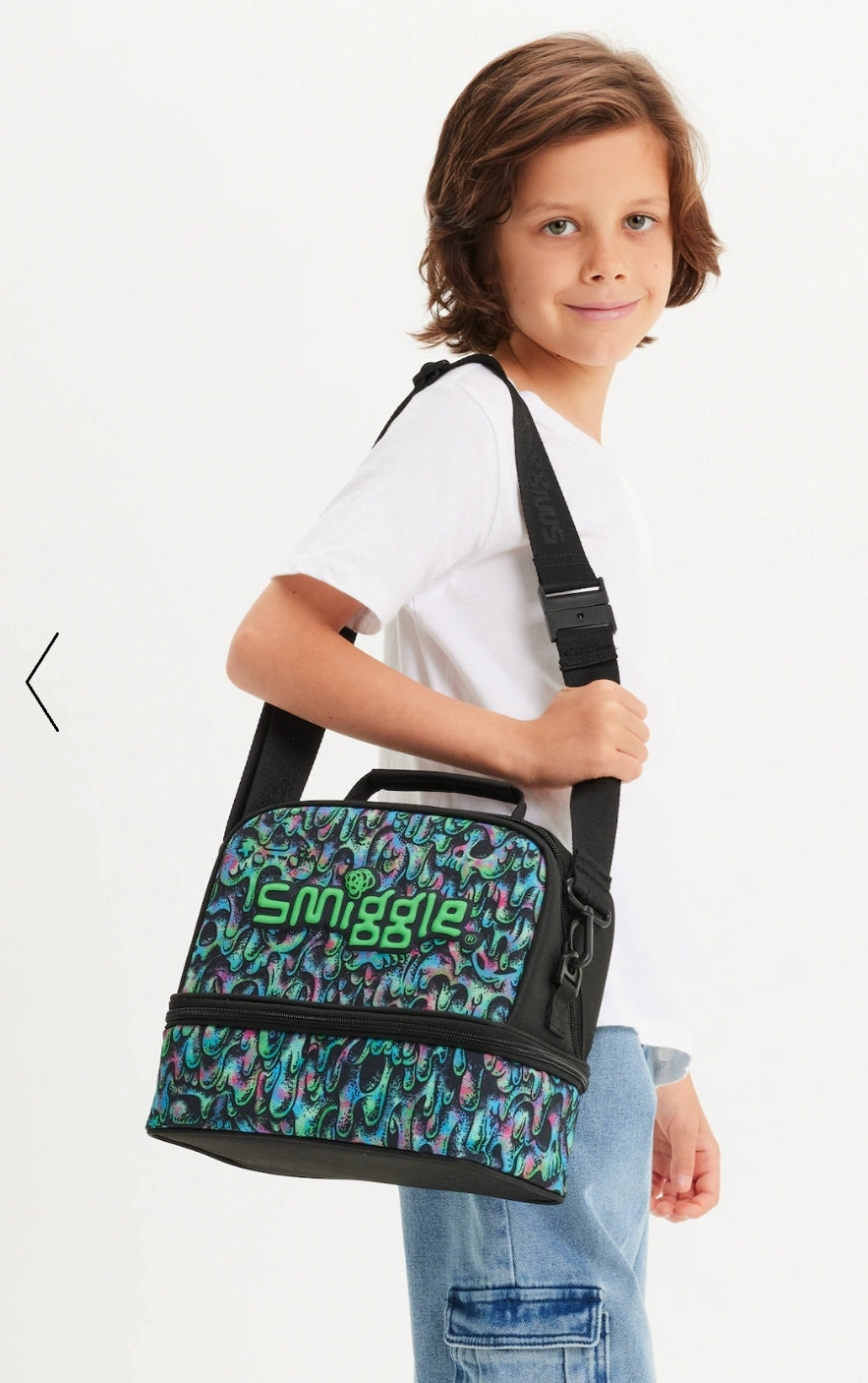 Smiggle Lunch Bag Color Shoulder Straps 24x24x14cm