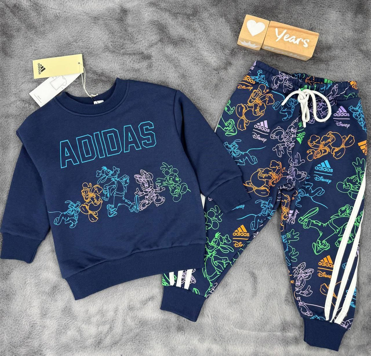 Kids’ Adidas Disney Cotton Outfit Set / 2–7Y