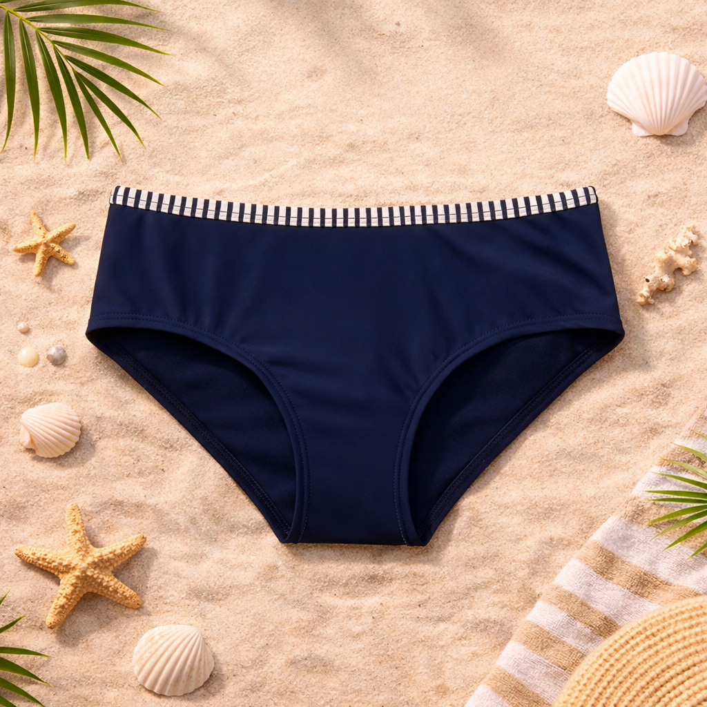 Girls Swimwear Panty – Navy | Size 2–3Y