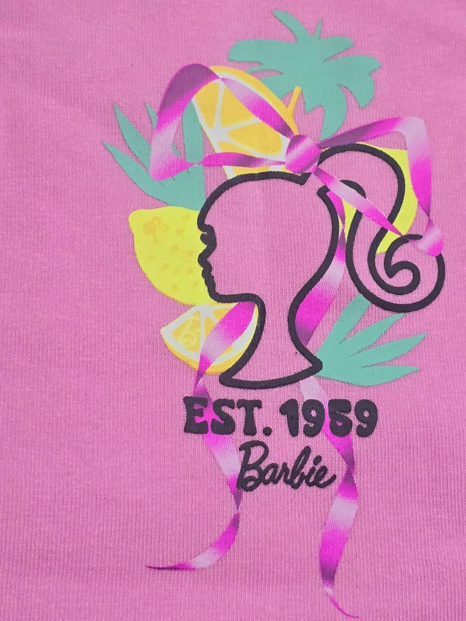 Girls’ Oversized Barbie Fleece Sweater | L