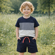 Boys’ Cotton Simple Outfit / 0–3M