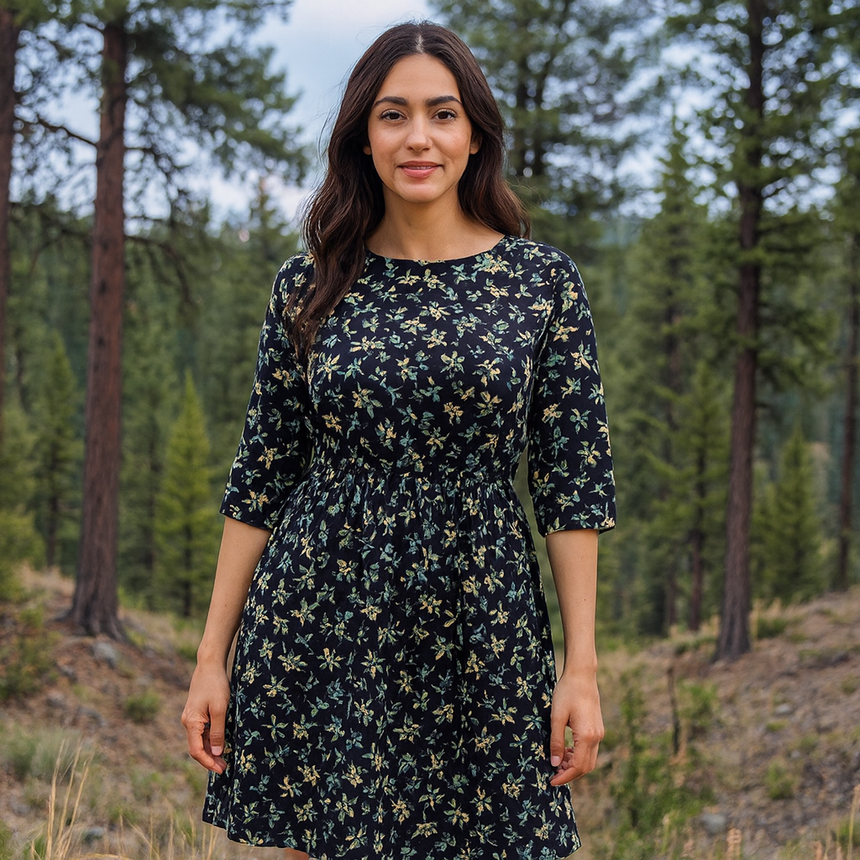 Vila Floral Dress For Women Size M