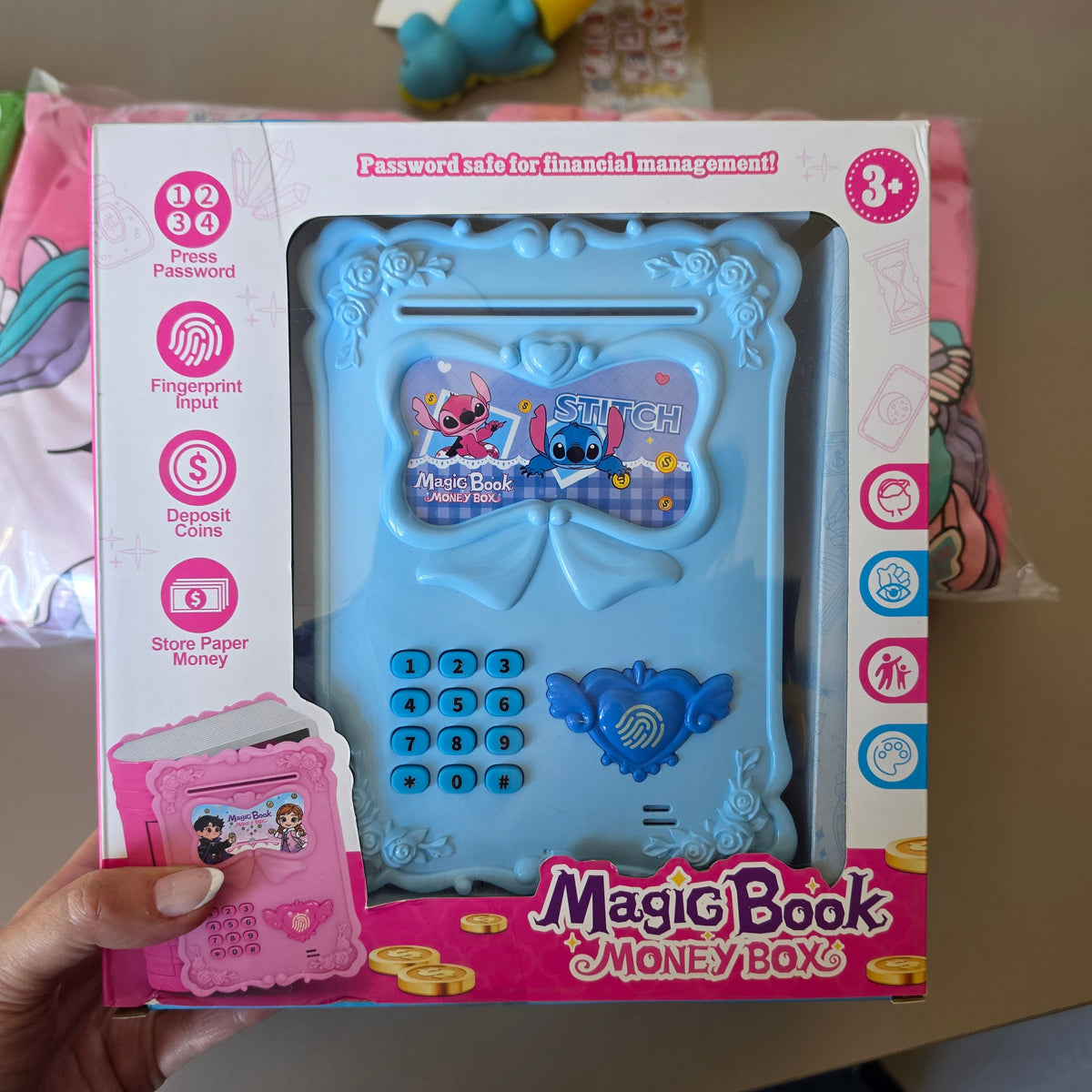 Magic Book Electronic Money Box Stitch Design