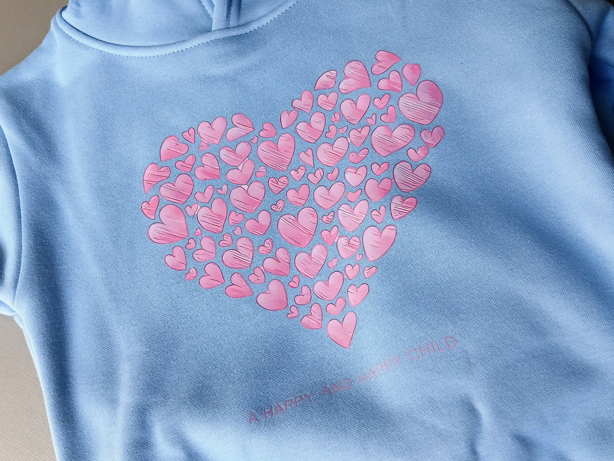 Heart Fleece Hoodie | 3–5Y