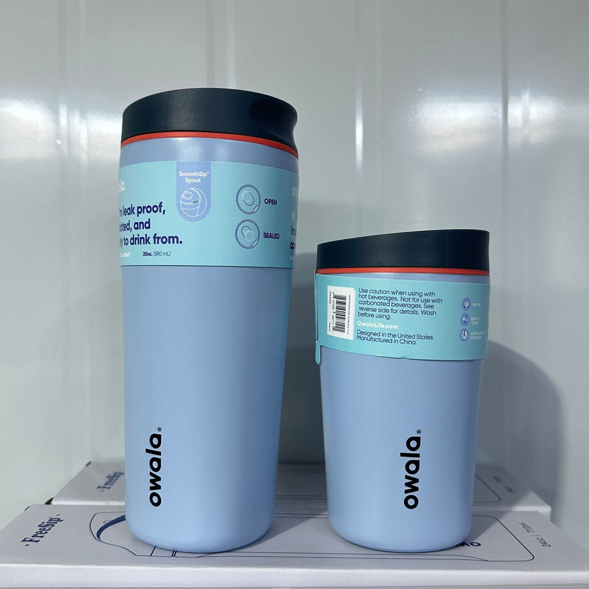 Owala SmoothSip - Free Sip - Leak Proof - Stainless Steel - Bottles - 350 mL-590 mL