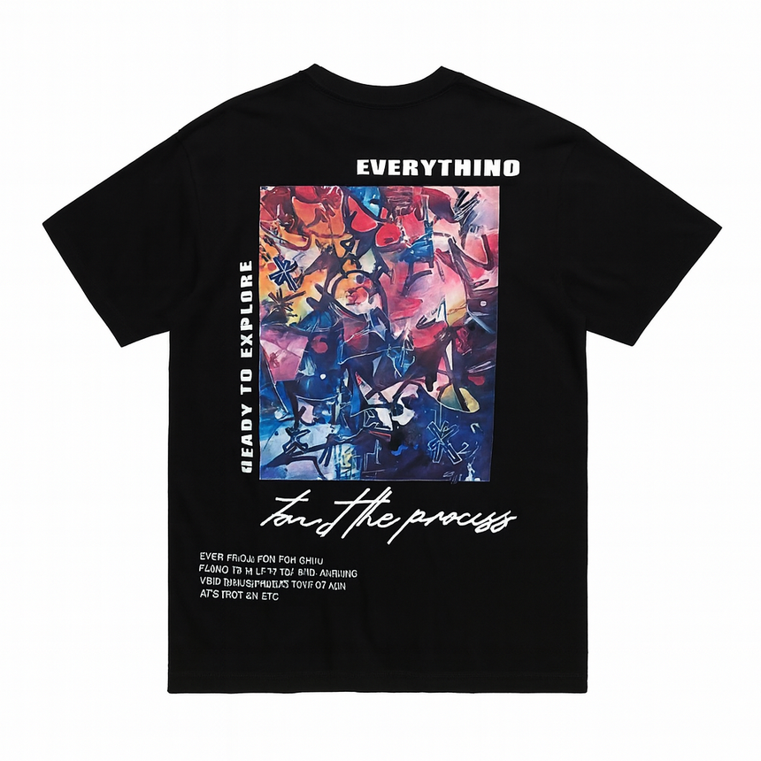 Black Art Design T-Shirt Size XLarge