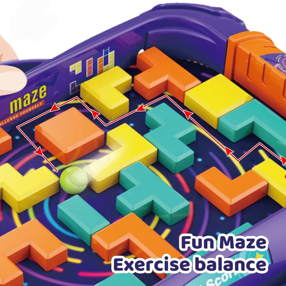3D Tilt Maze Puzzle Game Board