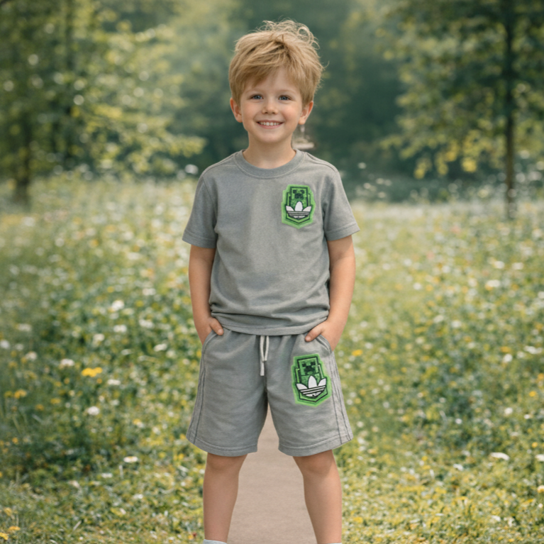 Boys’ Cotton Adidas Summer Set / 7–13Y