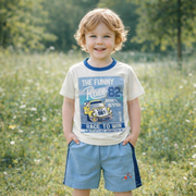 Boys’ Cotton Race Car Outfit / 12–18M