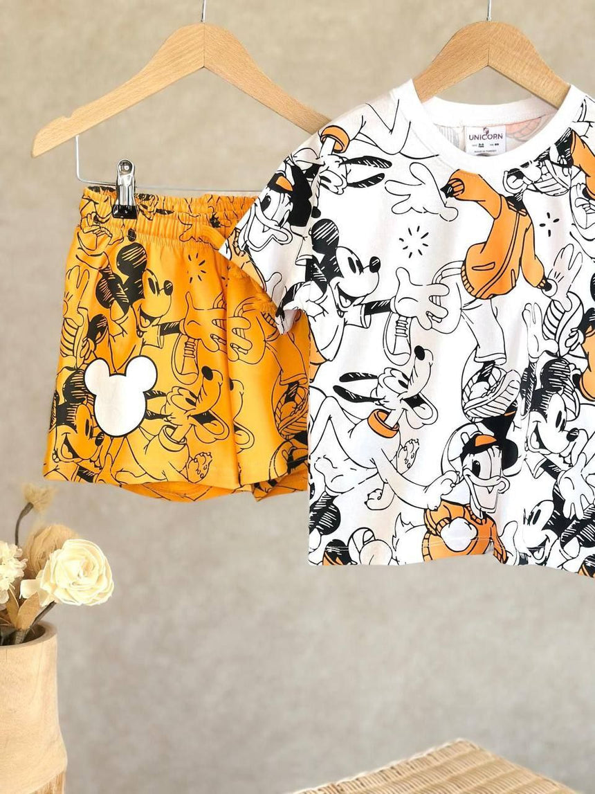 Boys’ Cotton Mickey Mouse Summer Set / 2–8Y