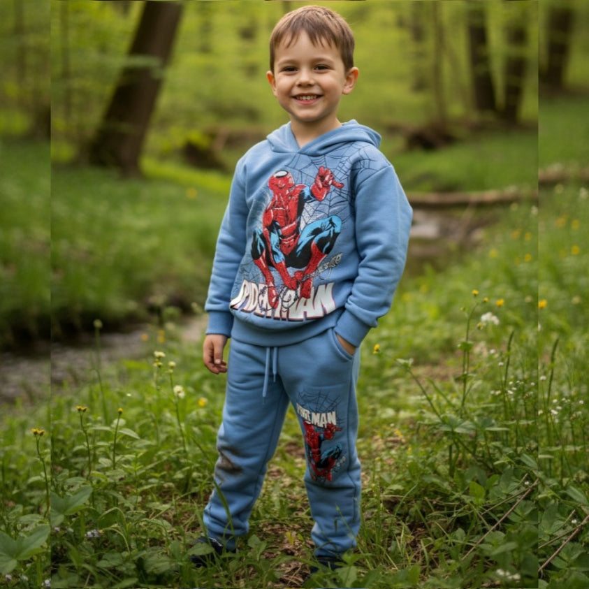 Kids’ Spider-Man Warm Fleece Outfit Set / 5–8Y