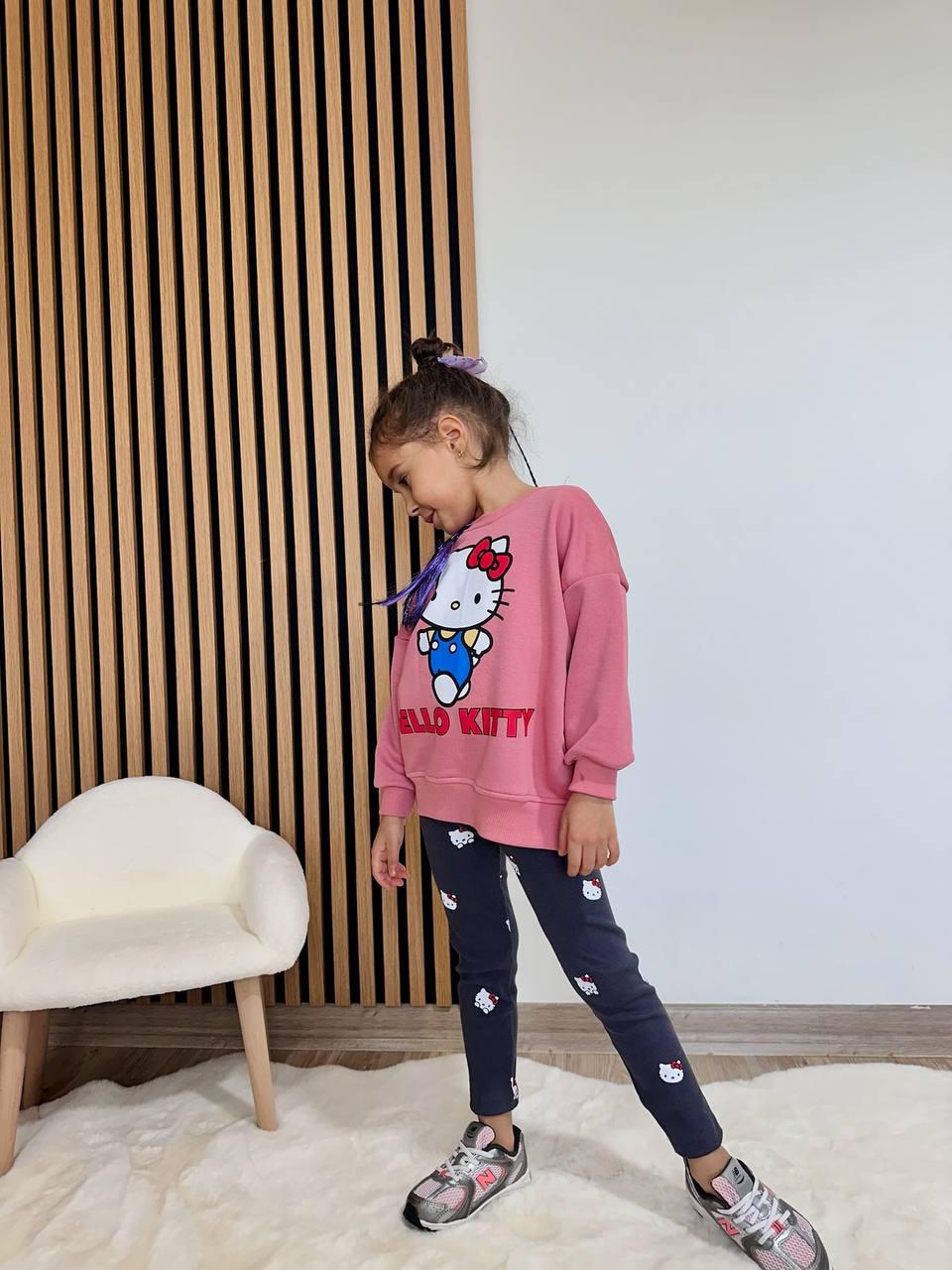 Kids’ Hello Kitty Cotton Outfit Set / 2–8Y
