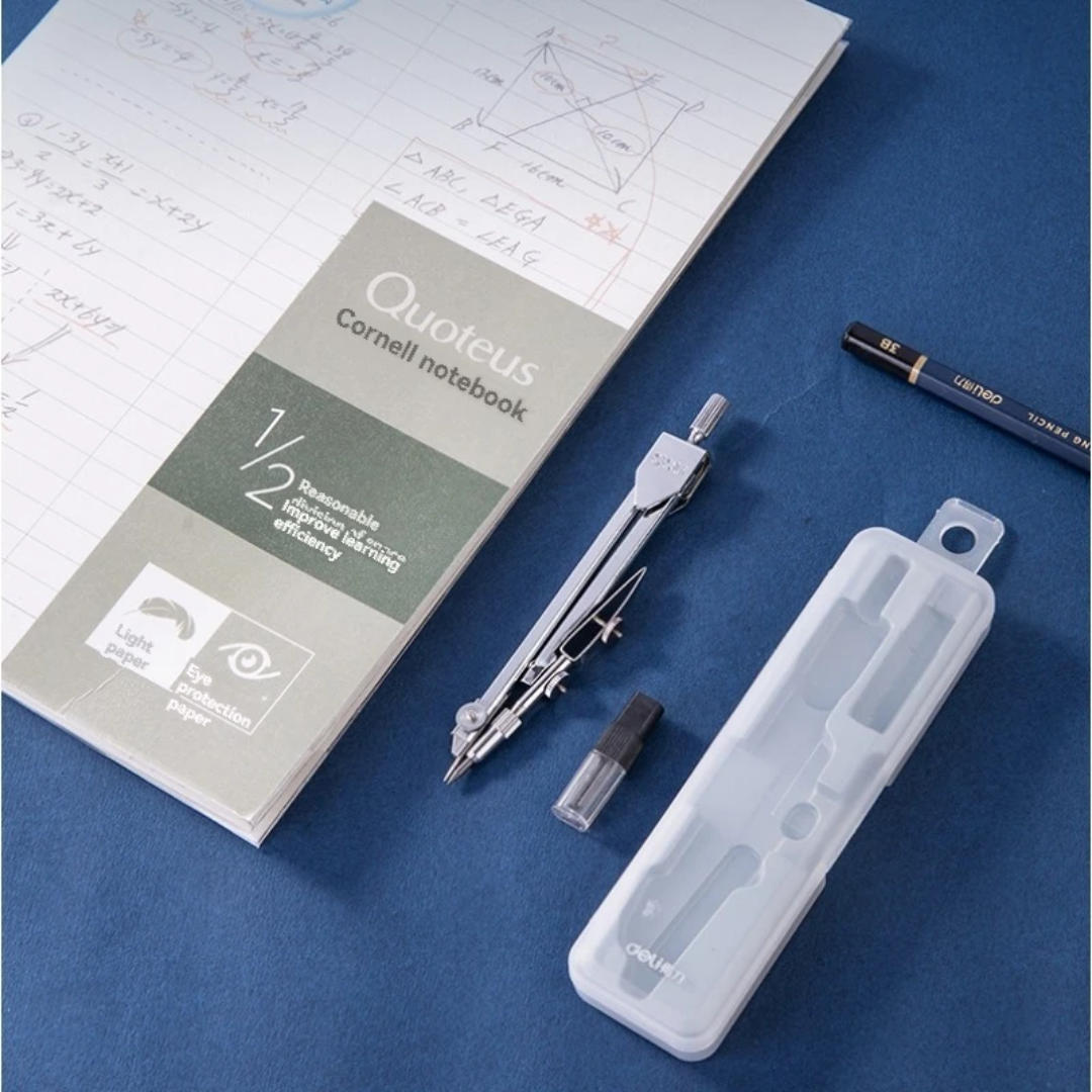 Deli Precision Compass Set for School and Drawing