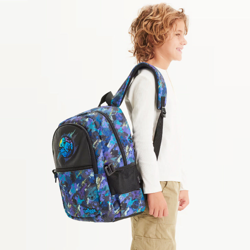 Smiggle Backpack - Blue Football | (G1-G3) | 42cm