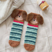 Cozy Dog Pattern Socks | One Size
