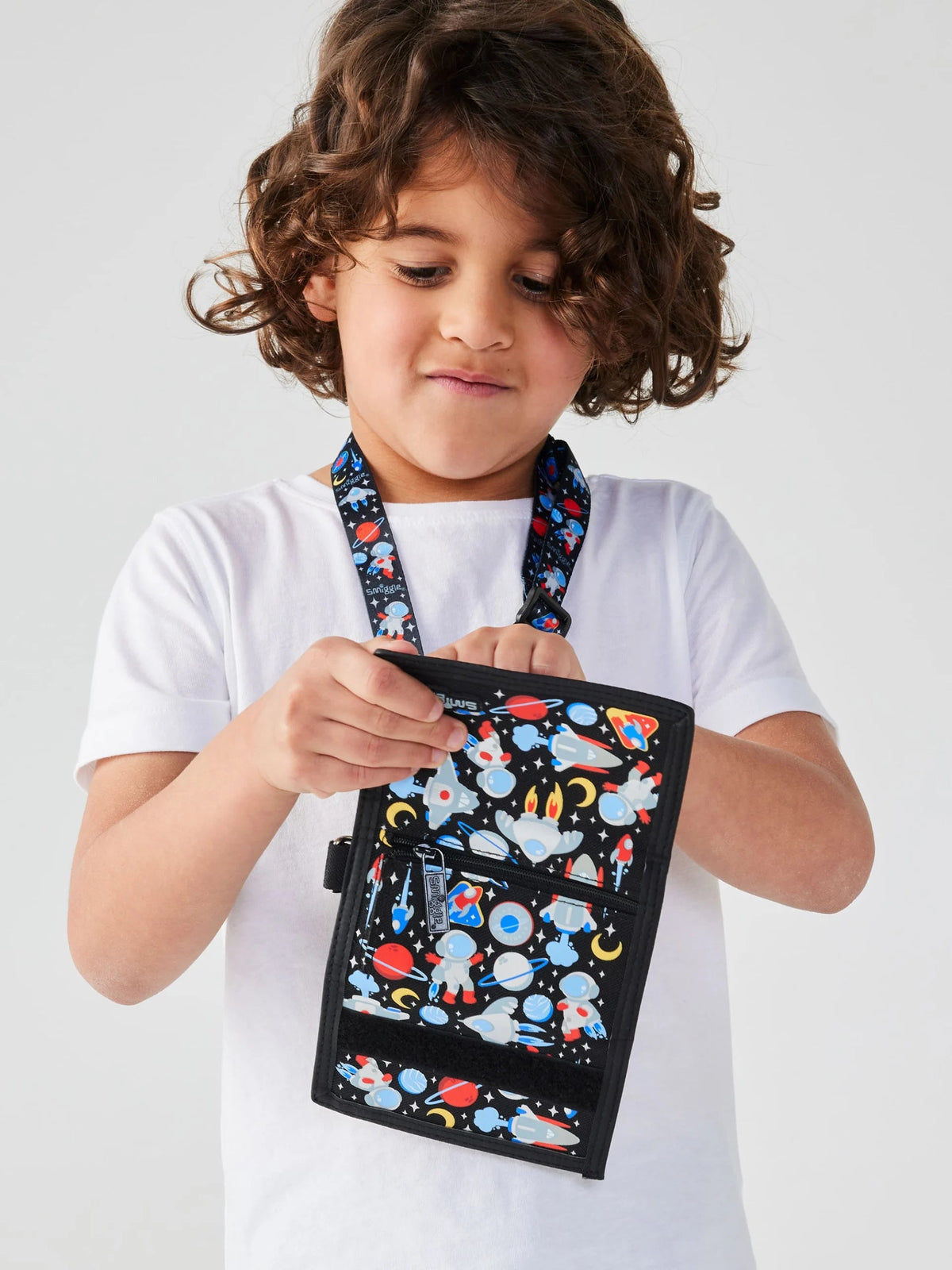 Smiggle Wallet Lanyard | Space | Astronaut