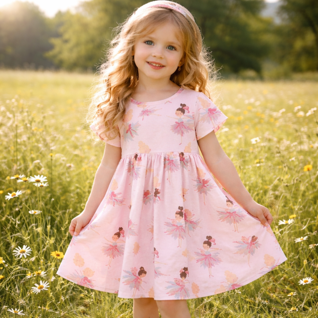 Girls’ Princess Summer Dress | 3–9Y