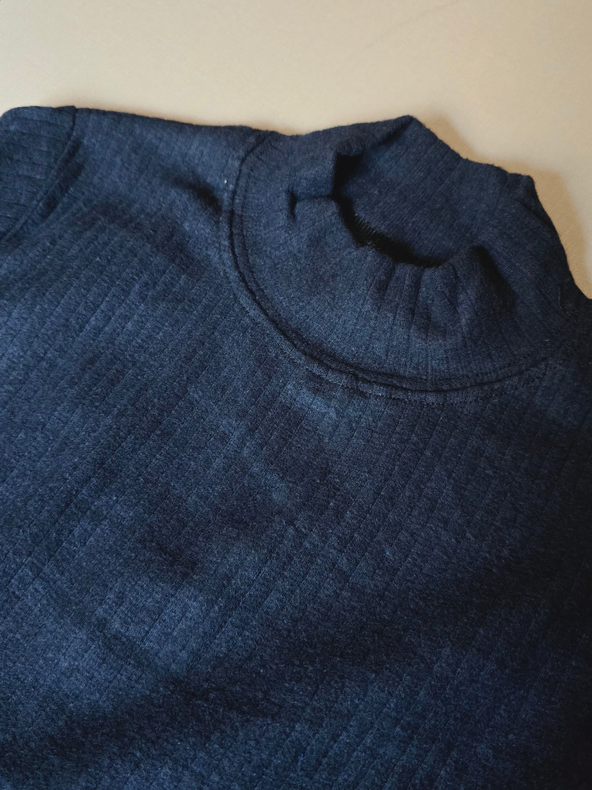 Kids’ Dark Blue School Turtleneck | 4–13Y