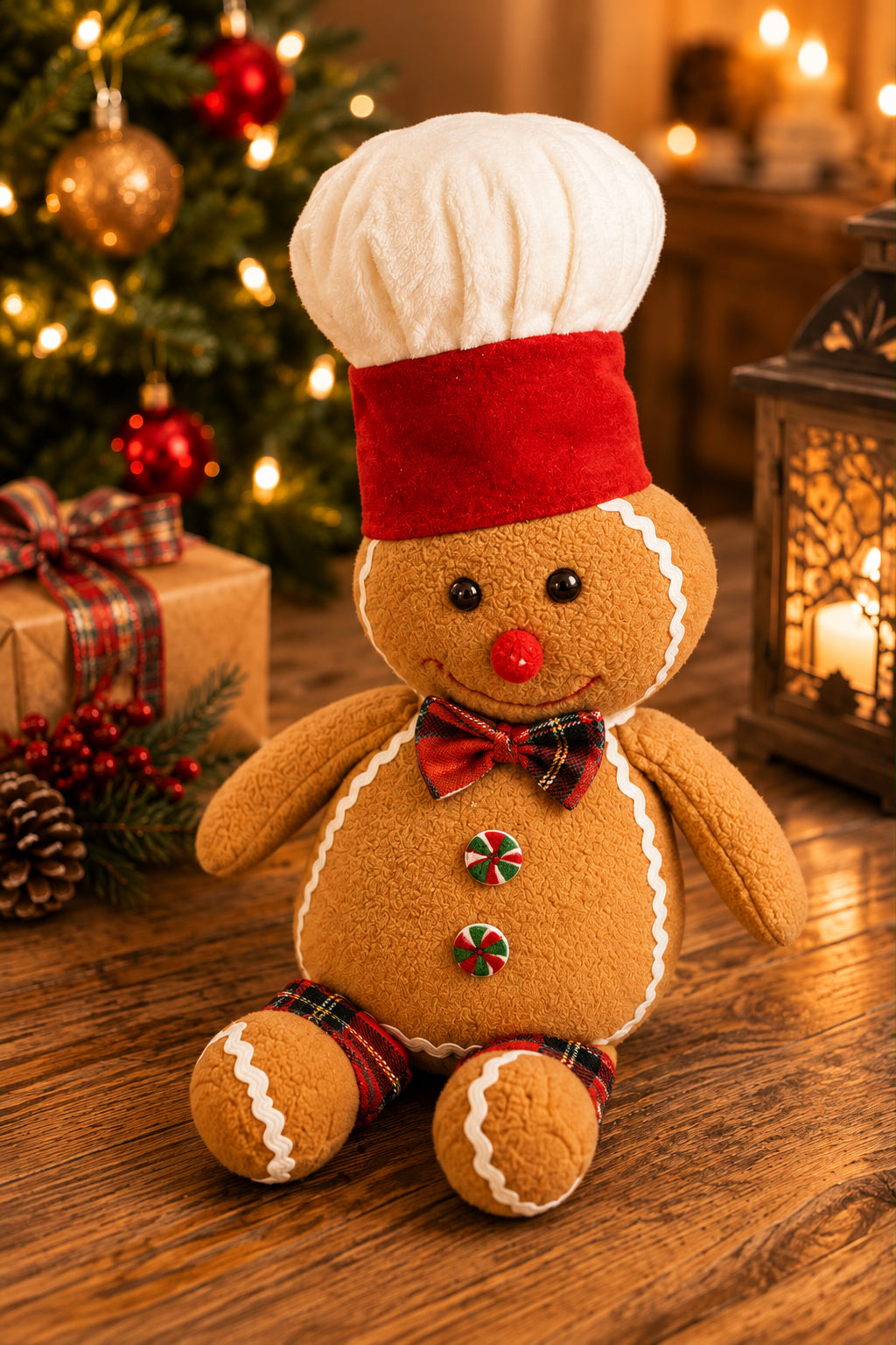 Christmas Gingerbread Decorative Plush