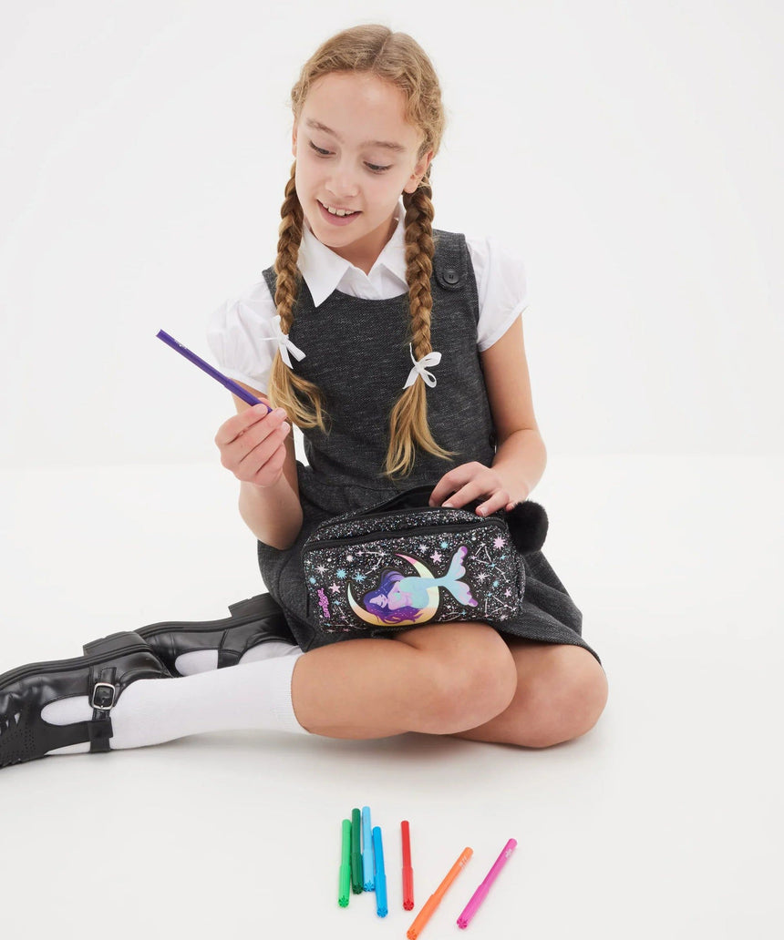 Smiggle Pencil Case Mermaid 22 x 12 x 5 cm