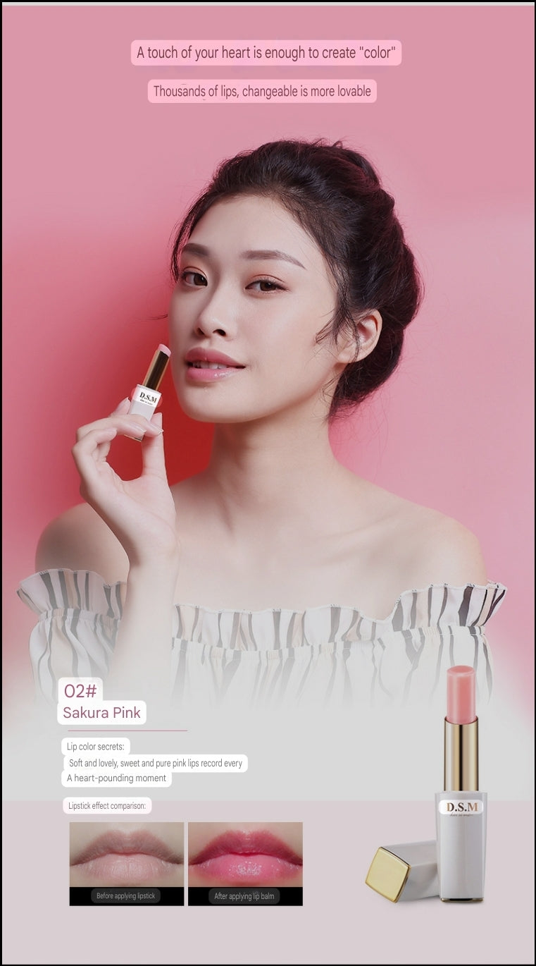 Jouka Joue Moisture Color Awakening Lip Balm - Pink - White