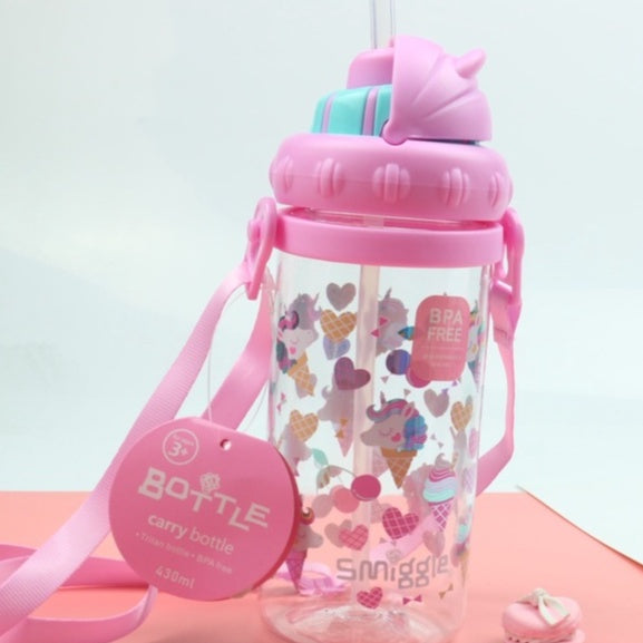 Smiggle Water Bottle – Unicorn Ice Cream | 400ml