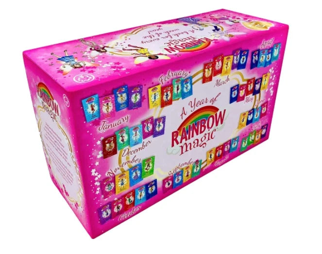 Daisy Meadows A Year Of Rainbow Magic 52-Book Fairy Collection Box Set 5+