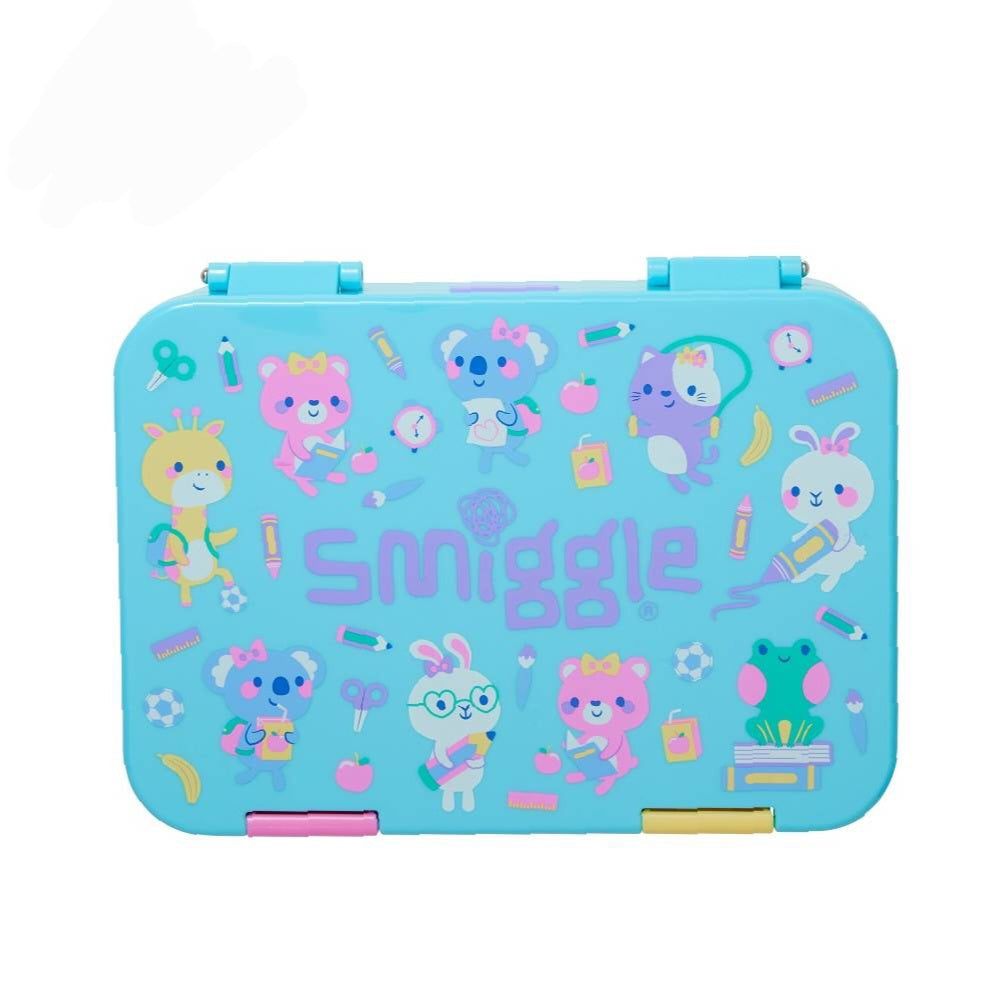 Smiggle Lunch Box - Cute Bear | 21×15×4.5cm
