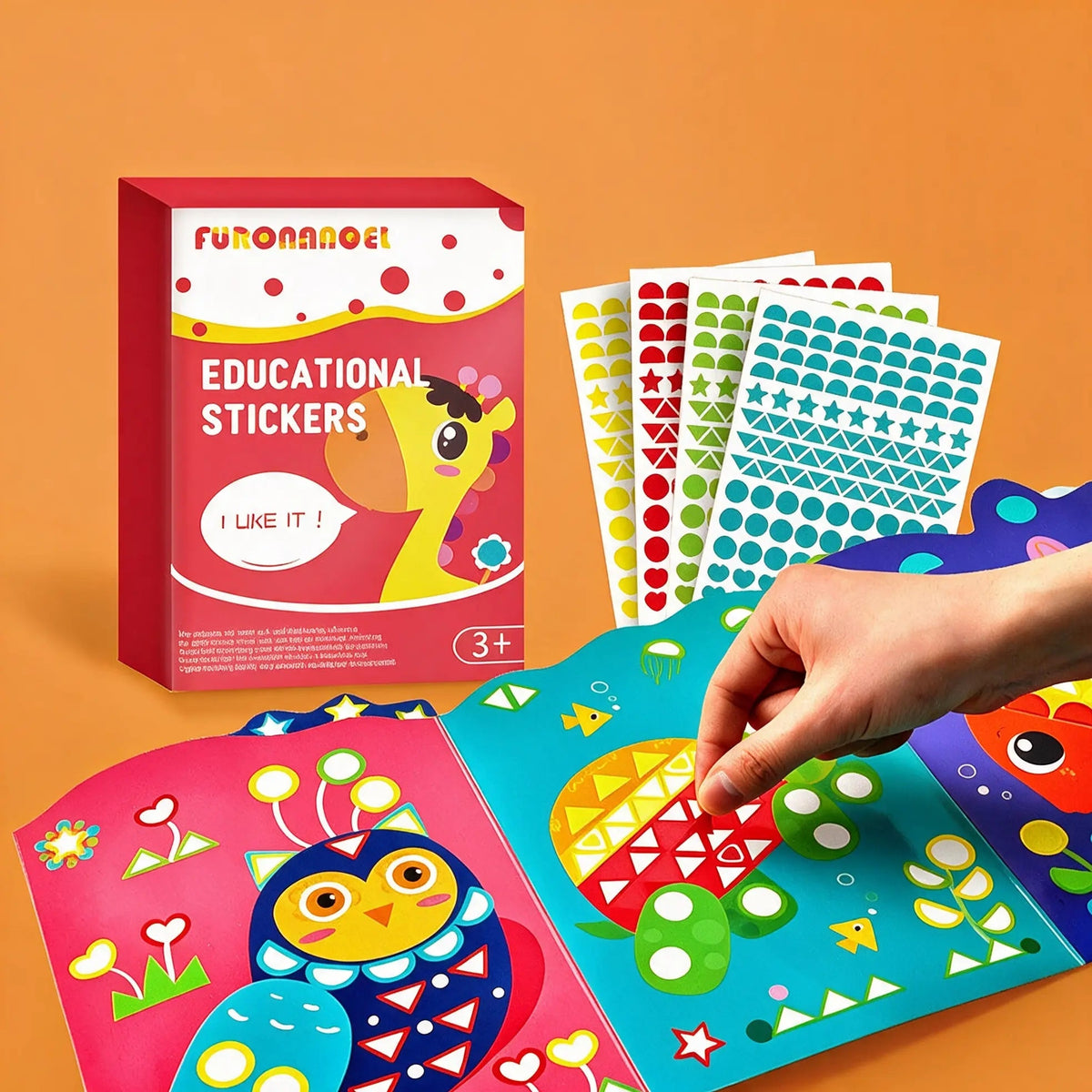 Educational Sticker Activity Set Animal Sticker Book