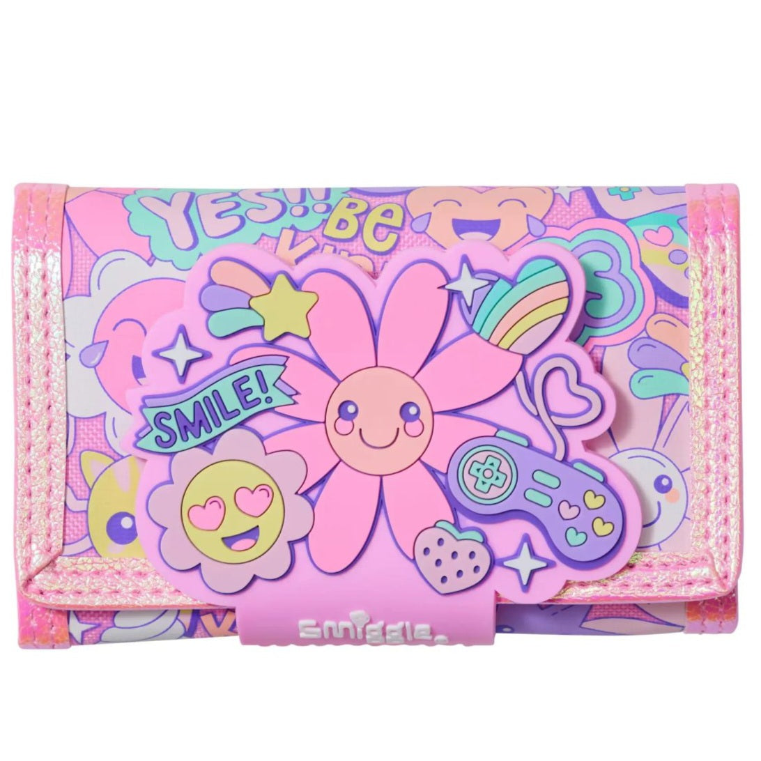 Smiggle Wallet | Pink Flower