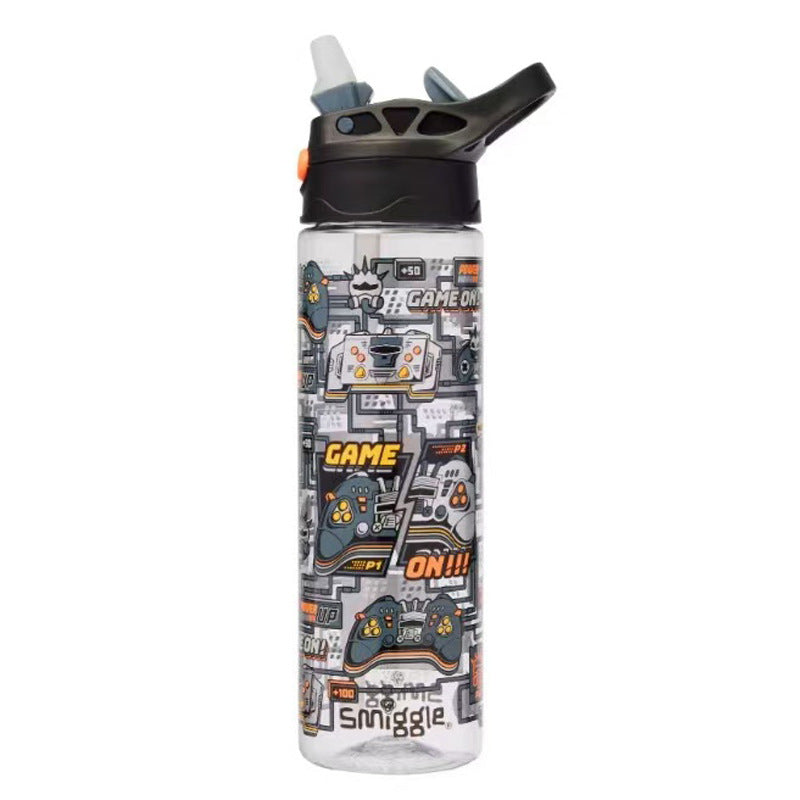 Smiggle Water Bottle - Game On!! | 650cm