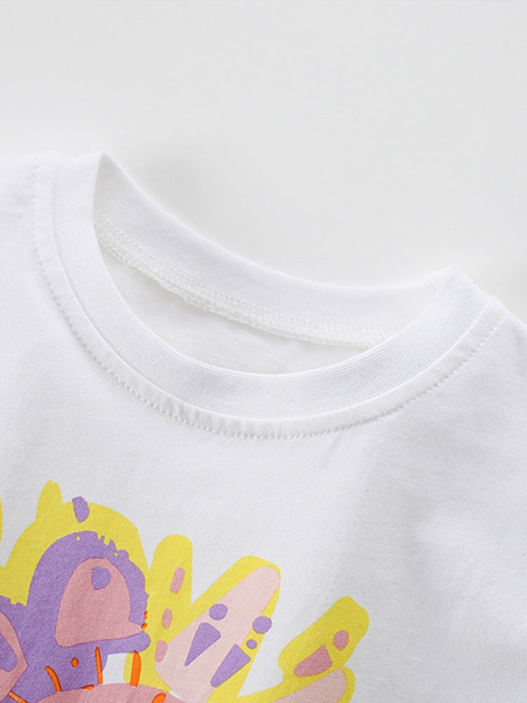 Girls’ Cotton Flower Summer Set / 3–10Y