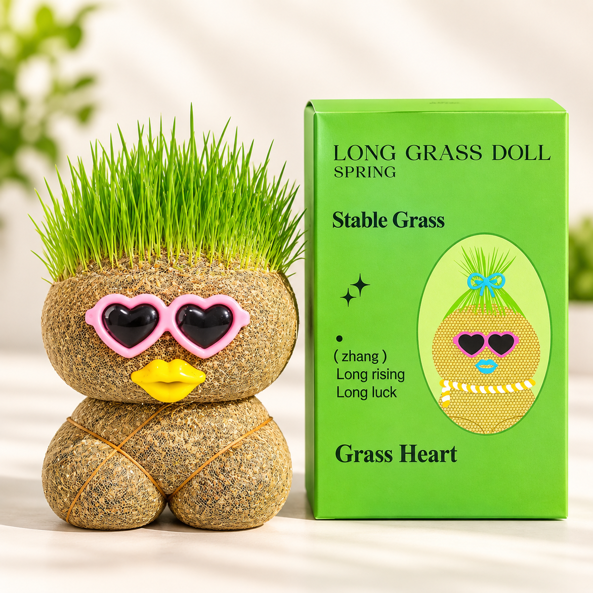 DIY Grass Head Doll Growing Kit | 3+