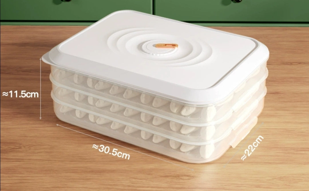 Dumplin Storage Box 3 Layers Stackable