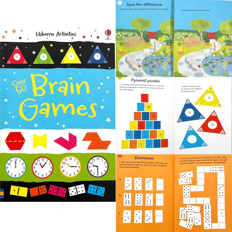 Usborne Activities Puzzle Books - Soft Cover - 8+