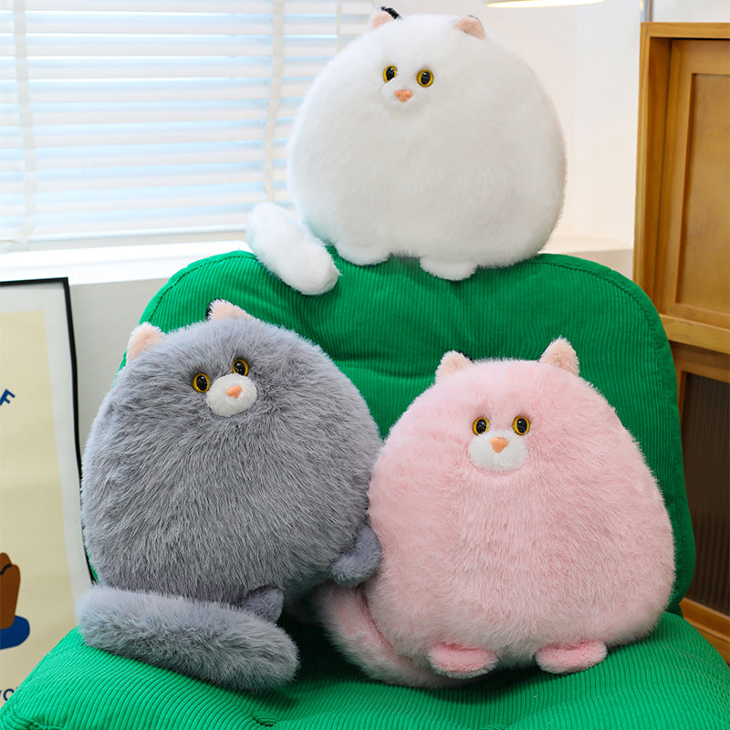 Chubby Cat Plush Pillow Super Soft 35 cm