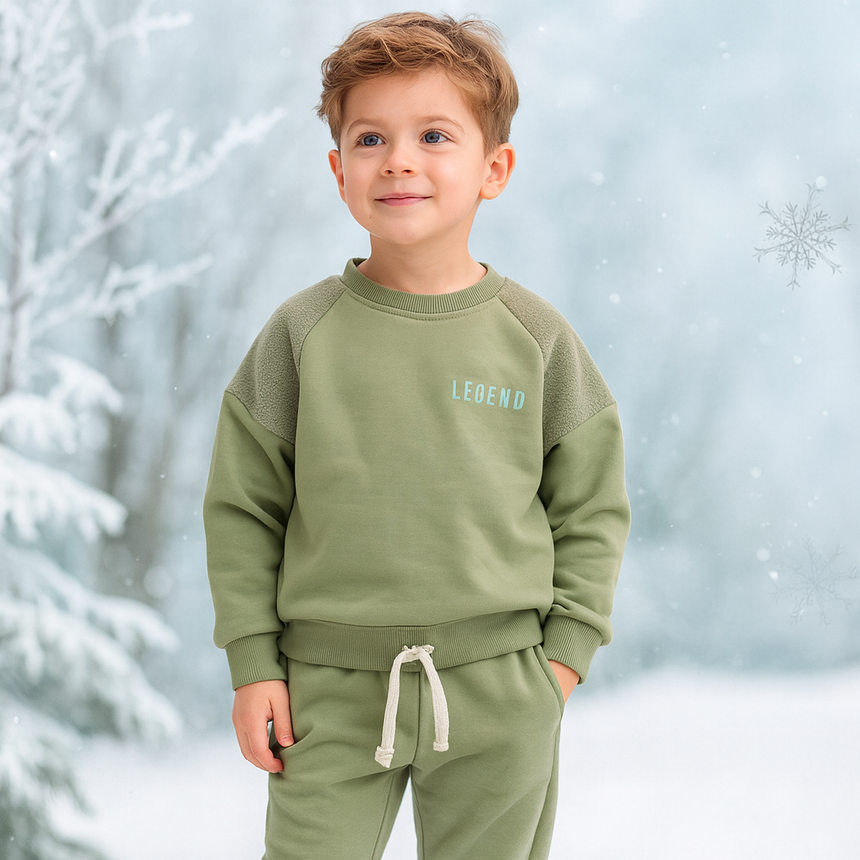 Warm Fleece Boys’ Outfit / 5–7Y